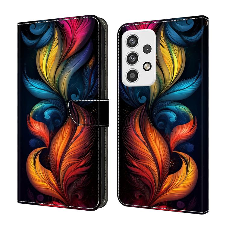 Custodia per telefono in ecopelle con effetto cristallo., For Samsung Galaxy A23 5G