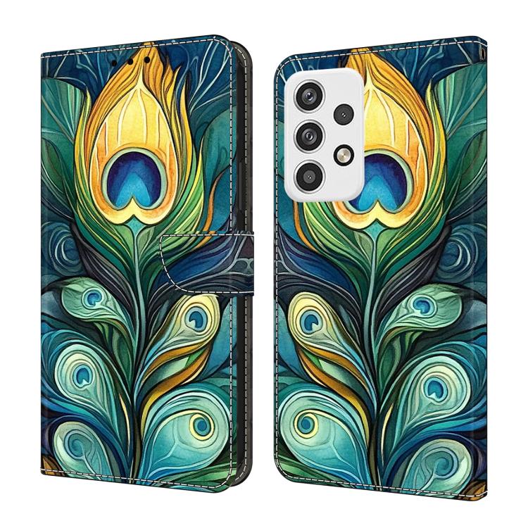 Custodia per telefono in ecopelle con effetto cristallo., For Samsung Galaxy A23 5G