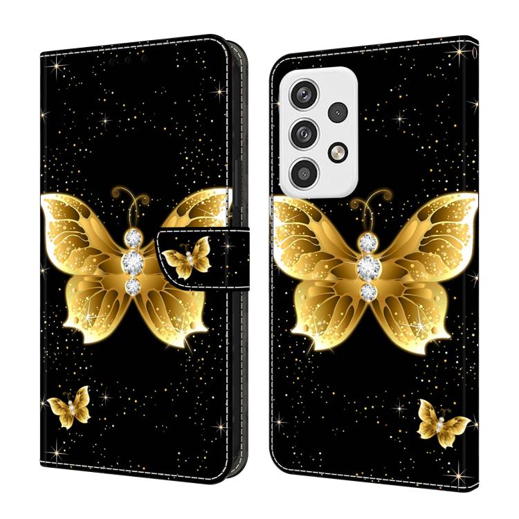 Custodia per telefono in ecopelle con effetto cristallo., For Samsung Galaxy A23 5G