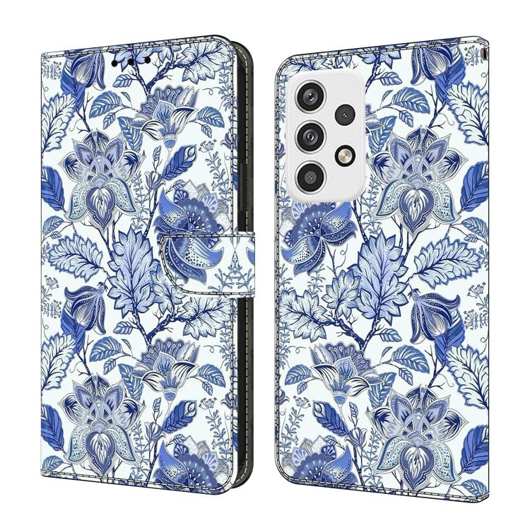 Custodia per telefono in ecopelle con effetto cristallo., For Samsung Galaxy A23 5G