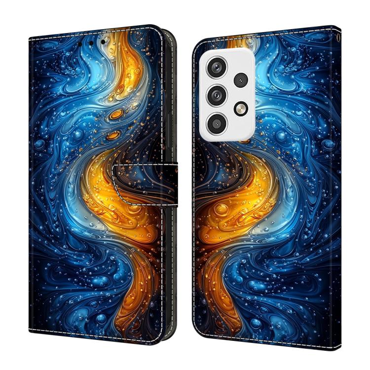 Custodia per telefono in ecopelle con effetto cristallo., For Samsung Galaxy A23 5G