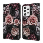 Custodia per telefono in ecopelle con effetto cristallo., For Samsung Galaxy A23 5G