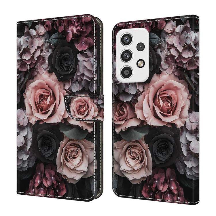 Custodia per telefono in ecopelle con effetto cristallo., For Samsung Galaxy A23 5G