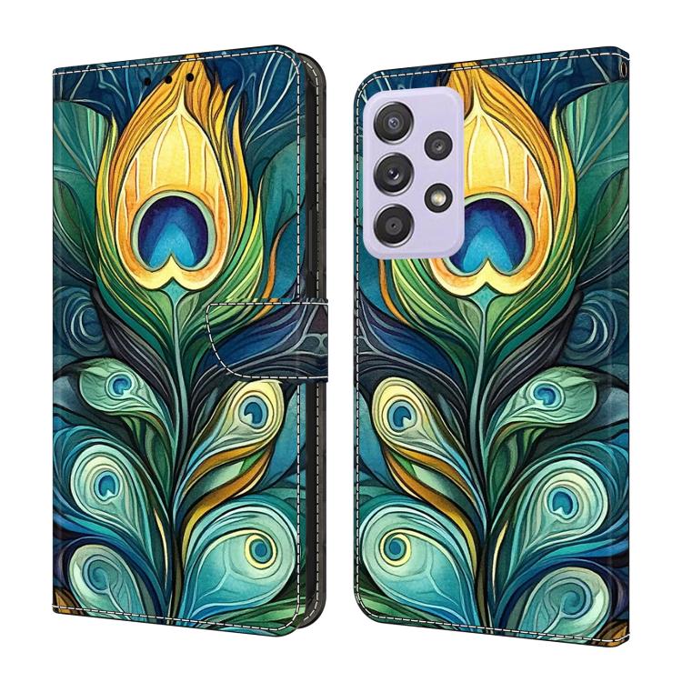 Custodia per telefono in ecopelle con effetto cristallo., For Samsung Galaxy A53 5G
