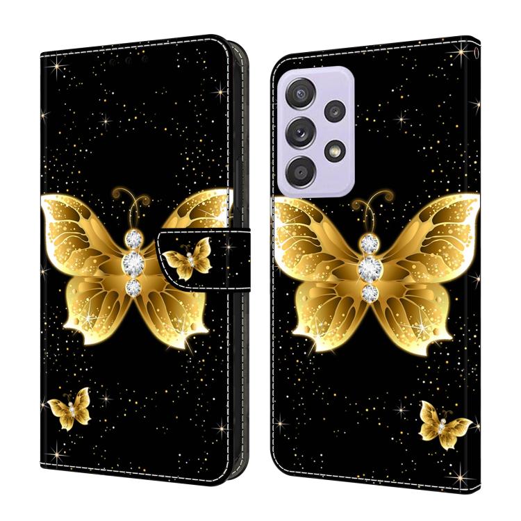 Custodia per telefono in ecopelle con effetto cristallo., For Samsung Galaxy A53 5G