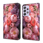 Custodia per telefono in ecopelle con effetto cristallo., For Samsung Galaxy A53 5G