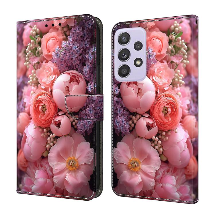 Custodia per telefono in ecopelle con effetto cristallo., For Samsung Galaxy A53 5G