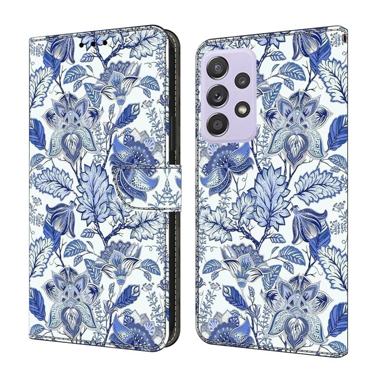 Custodia per telefono in ecopelle con effetto cristallo., For Samsung Galaxy A53 5G