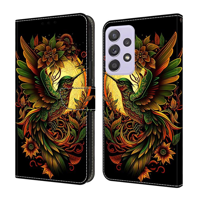 Custodia per telefono in ecopelle con effetto cristallo., For Samsung Galaxy A53 5G
