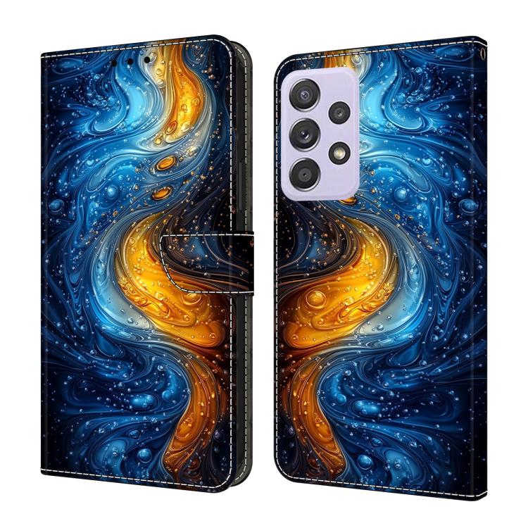 Custodia per telefono in ecopelle con effetto cristallo., For Samsung Galaxy A53 5G