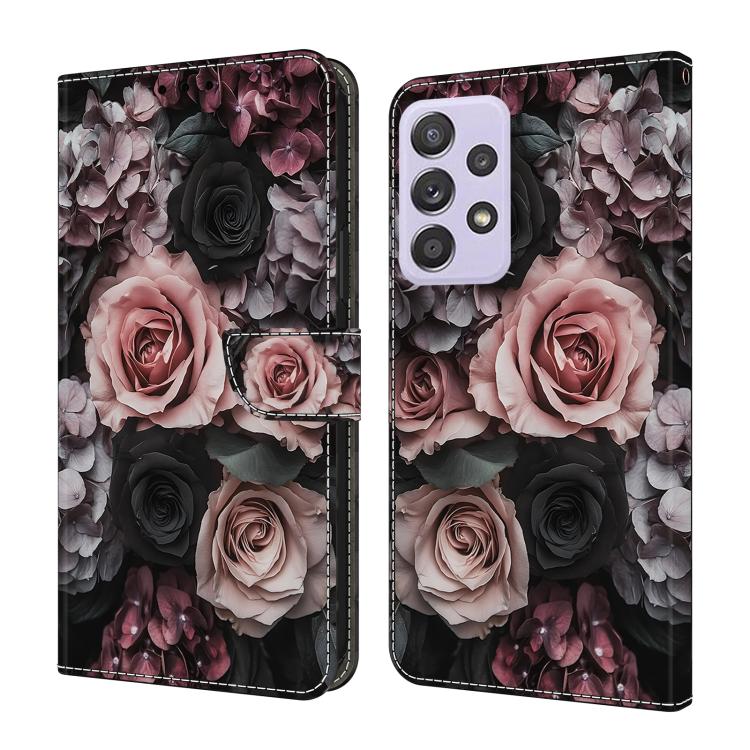 Custodia per telefono in ecopelle con effetto cristallo., For Samsung Galaxy A53 5G