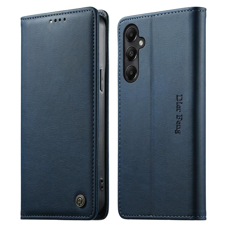 Custodia per telefono Dierfeng in pelle vegana con chiusura magnetica e protezione RFID in metallo., For Samsung Galaxy A55 5G, For Samsung Galaxy A35 5G, For Samsung Galaxy A05, For Samsung Galaxy A05s