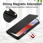 Custodia per telefono Dierfeng in pelle vegana con chiusura magnetica e protezione RFID in metallo., For Samsung Galaxy A06 / A07 4G / 5G, For Samsung Galaxy A56 5G, For Samsung Galaxy A36 5G, For Samsung Galaxy A15 4G / 5G