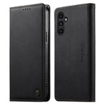 Custodia per telefono Dierfeng in pelle vegana con chiusura magnetica e protezione RFID in metallo., For Samsung Galaxy A25 5G Global, For Samsung Galaxy A24 4G, For Samsung Galaxy A14 4G / 5G, For Samsung Galaxy A34 5G