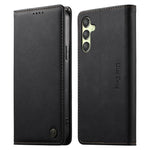 Custodia per telefono Dierfeng in pelle vegana con chiusura magnetica e protezione RFID in metallo., For Samsung Galaxy A25 5G Global, For Samsung Galaxy A24 4G, For Samsung Galaxy A14 4G / 5G, For Samsung Galaxy A34 5G