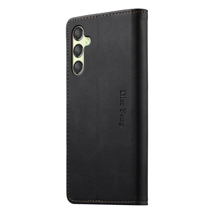 Custodia per telefono Dierfeng in pelle vegana con chiusura magnetica e protezione RFID in metallo., For Samsung Galaxy A25 5G Global, For Samsung Galaxy A24 4G, For Samsung Galaxy A14 4G / 5G, For Samsung Galaxy A34 5G