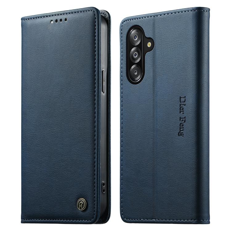 Custodia per telefono Dierfeng in pelle vegana con chiusura magnetica e protezione RFID in metallo., For Samsung Galaxy A57 5G, For Samsung Galaxy A37 5G, For Samsung Galaxy A27 5G, For Samsung Galaxy A26 / A16 / A17
