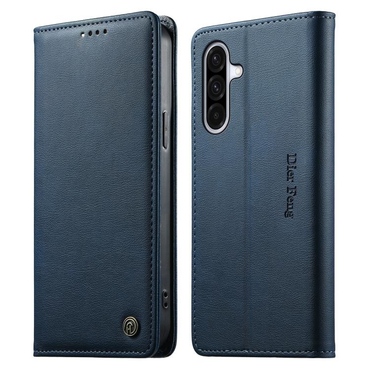Custodia per telefono Dierfeng in pelle vegana con chiusura magnetica e protezione RFID in metallo., For Samsung Galaxy A57 5G, For Samsung Galaxy A37 5G, For Samsung Galaxy A27 5G, For Samsung Galaxy A26 / A16 / A17
