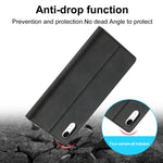 Custodia magnetica ultra-sottile in TPU e pelle per iPhone