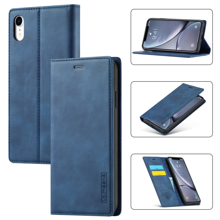 Custodia magnetica ultra-sottile in TPU e pelle per iPhone