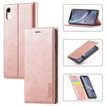 Custodia magnetica ultra-sottile in TPU e pelle per iPhone