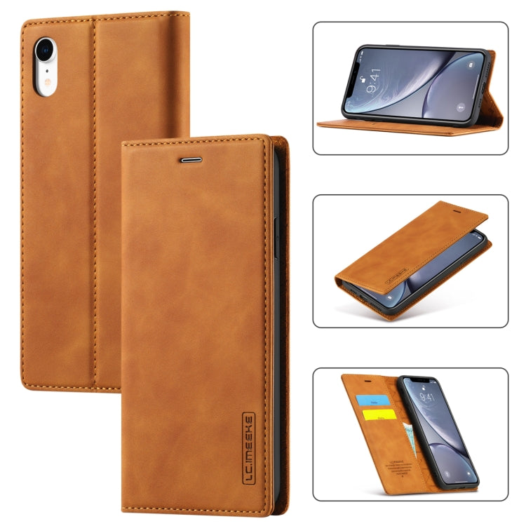 Custodia magnetica ultra-sottile in TPU e pelle per iPhone