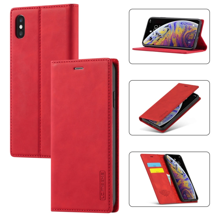 Custodia magnetica ultra-sottile in TPU e pelle per iPhone