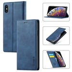 Custodia magnetica ultra-sottile in TPU e pelle per iPhone