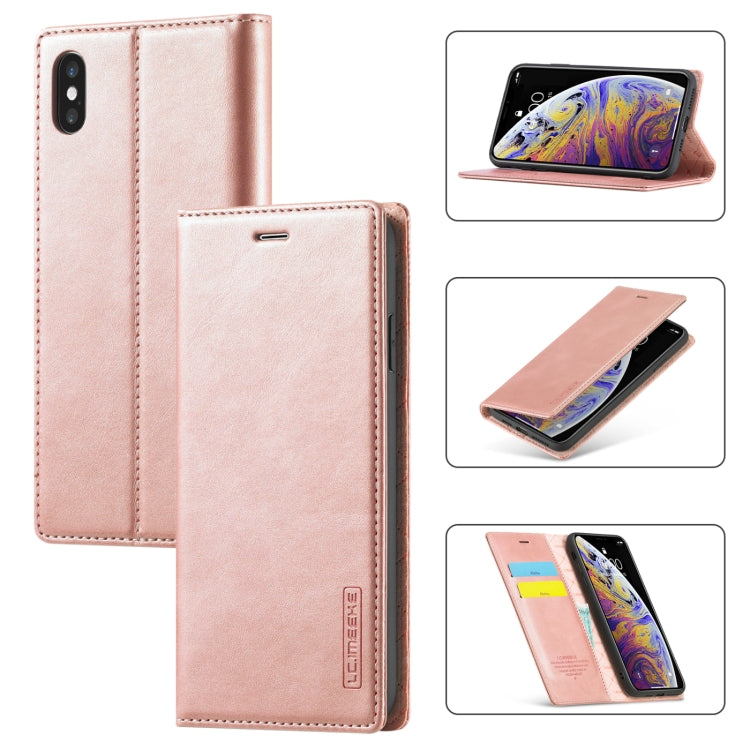Custodia magnetica ultra-sottile in TPU e pelle per iPhone