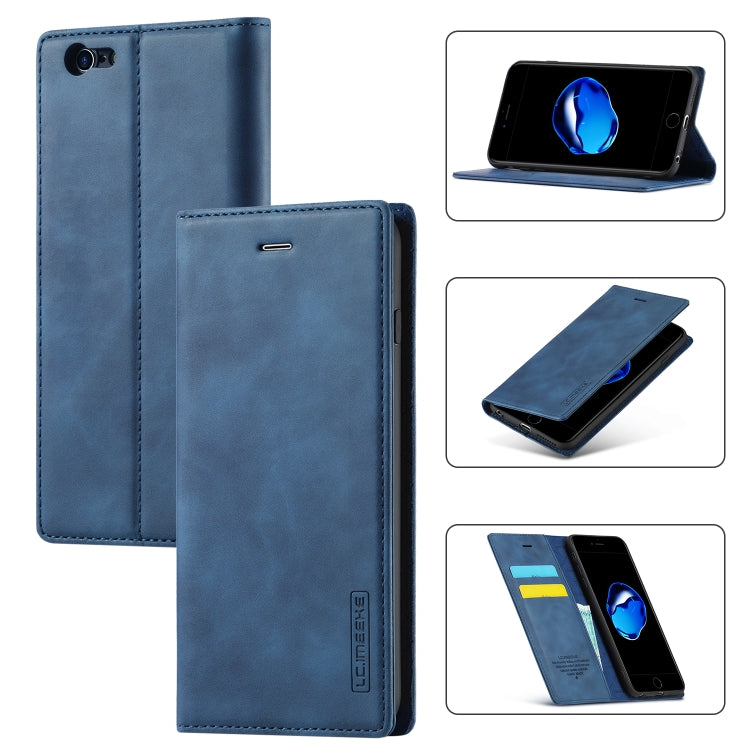 Custodia magnetica ultra-sottile in TPU e pelle per iPhone