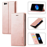 Custodia magnetica ultra-sottile in TPU e pelle per iPhone