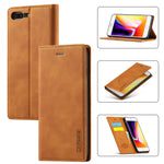 Custodia magnetica in pelle PU per iPhone 8 Plus e 11