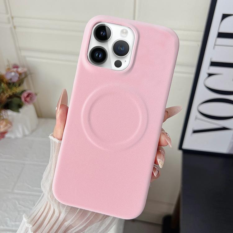 Custodia magnetica per telefono in policarbonato con finitura opaca effetto velluto e similpelle., For iPhone 13 / 14, For iPhone 14 Pro, For iPhone 14 Pro Max, For iPhone 13 Pro Max