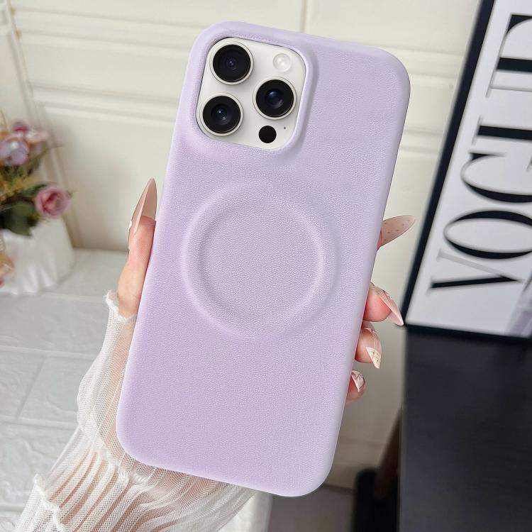 Custodia magnetica per telefono in policarbonato con finitura opaca effetto velluto e similpelle., For iPhone 15 Pro Max, For iPhone 15 Pro, For iPhone 14 Plus / 15 Plus, For iPhone 15