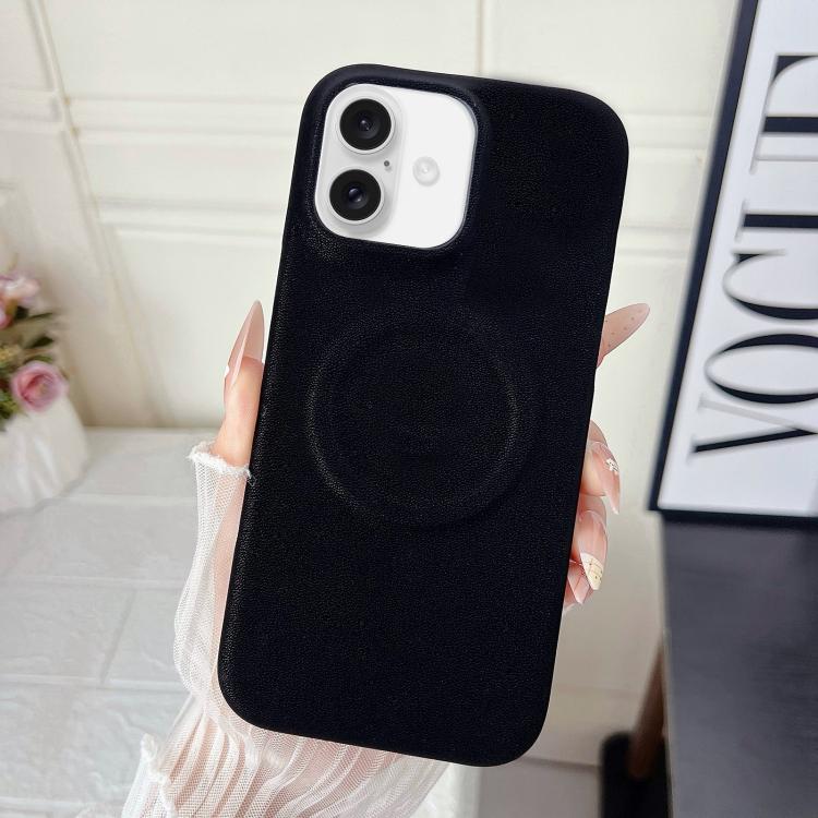 Custodia magnetica per telefono in policarbonato con finitura opaca effetto velluto e similpelle., For iPhone 17 Pro Max, For iPhone 17 Pro, For iPhone 17, For iPhone Air