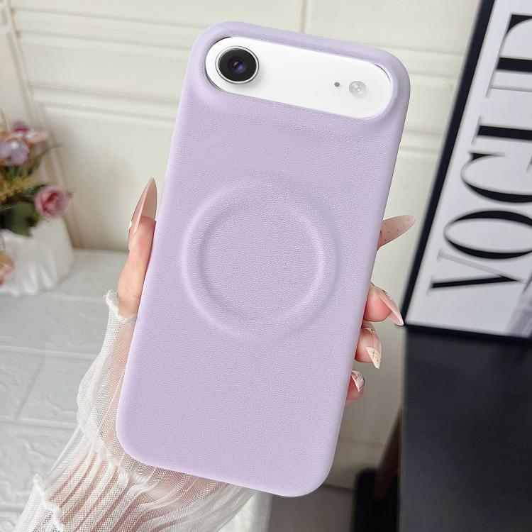 Custodia magnetica per telefono in policarbonato con finitura opaca effetto velluto e similpelle., For iPhone 17 Pro Max, For iPhone 17 Pro, For iPhone 17, For iPhone Air
