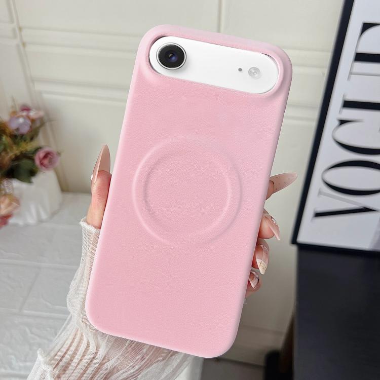 Custodia magnetica per telefono in policarbonato con finitura opaca effetto velluto e similpelle., For iPhone 17 Pro Max, For iPhone 17 Pro, For iPhone 17, For iPhone Air