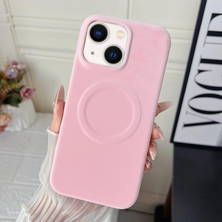 Custodia magnetica per telefono in policarbonato con finitura opaca effetto velluto e similpelle., For iPhone 15 Pro Max, For iPhone 15 Pro, For iPhone 14 Plus / 15 Plus, For iPhone 15