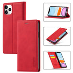 Custodia magnetica in pelle PU per iPhone 8 Plus e 11