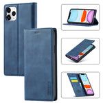 Custodia magnetica in pelle PU per iPhone 8 Plus e 11