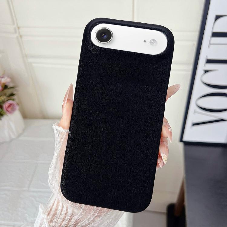 Custodia per telefono in policarbonato con finitura opaca effetto velluto e pelle vegana., For iPhone 17 Pro Max, For iPhone 17 Pro, For iPhone 17, For iPhone Air