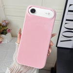 Custodia per telefono in policarbonato con finitura opaca effetto velluto e pelle vegana., For iPhone 17 Pro Max, For iPhone 17 Pro, For iPhone 17, For iPhone Air