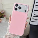 Custodia per telefono in policarbonato con finitura opaca effetto velluto e pelle vegana., For iPhone 16 Pro Max, For iPhone 16 Pro, For iPhone 16 Plus, For iPhone 16