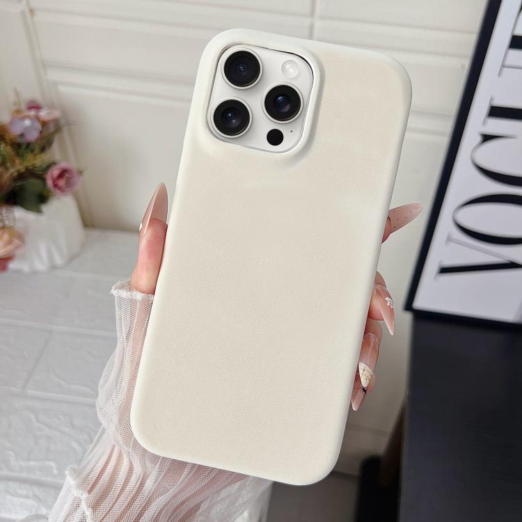 Custodia per telefono in policarbonato con finitura opaca effetto velluto e pelle vegana., For iPhone 15 Pro Max, For iPhone 15 Pro, For iPhone 14 Plus / 15 Plus, For iPhone 15