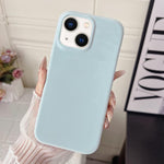 Custodia per telefono in policarbonato con finitura opaca effetto velluto e pelle vegana., For iPhone 15 Pro Max, For iPhone 15 Pro, For iPhone 14 Plus / 15 Plus, For iPhone 15