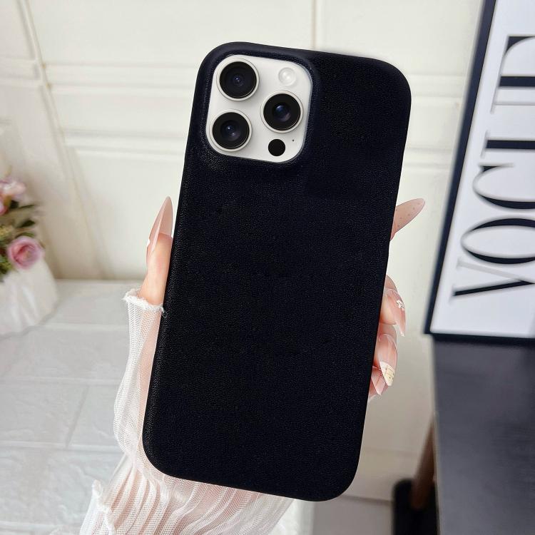 Custodia per telefono in policarbonato con finitura opaca effetto velluto e pelle vegana., For iPhone 13 Pro, For iPhone 12 / 12 Pro, For iPhone 12 Pro Max
