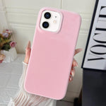 Custodia per telefono in policarbonato con finitura opaca effetto velluto e pelle vegana., For iPhone 13 Pro, For iPhone 12 / 12 Pro, For iPhone 12 Pro Max