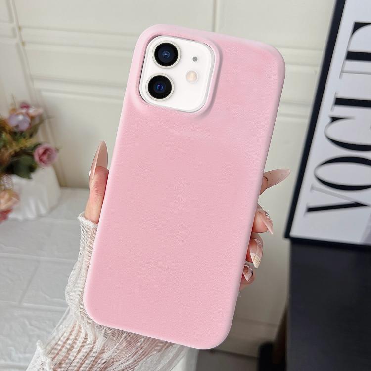 Custodia per telefono in policarbonato con finitura opaca effetto velluto e pelle vegana., For iPhone 13 Pro, For iPhone 12 / 12 Pro, For iPhone 12 Pro Max
