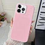 Custodia per telefono in policarbonato con finitura opaca effetto velluto e pelle vegana., For iPhone 13 Pro, For iPhone 12 / 12 Pro, For iPhone 12 Pro Max