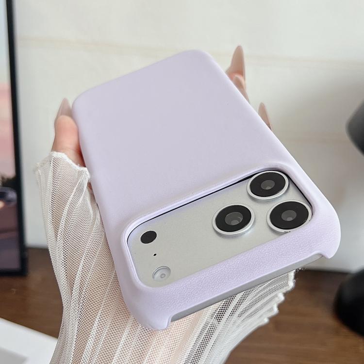 Custodia per telefono in policarbonato con finitura opaca effetto velluto e pelle vegana., For iPhone 17 Pro Max, For iPhone 17 Pro, For iPhone 17, For iPhone Air